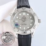 Omega Seamaster 42MM Calibre 8806 Movement Black Rubber Band Watch